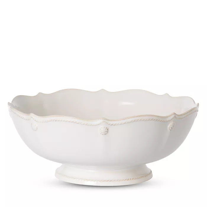 B&T Whitewash Footed Fruit Bowl