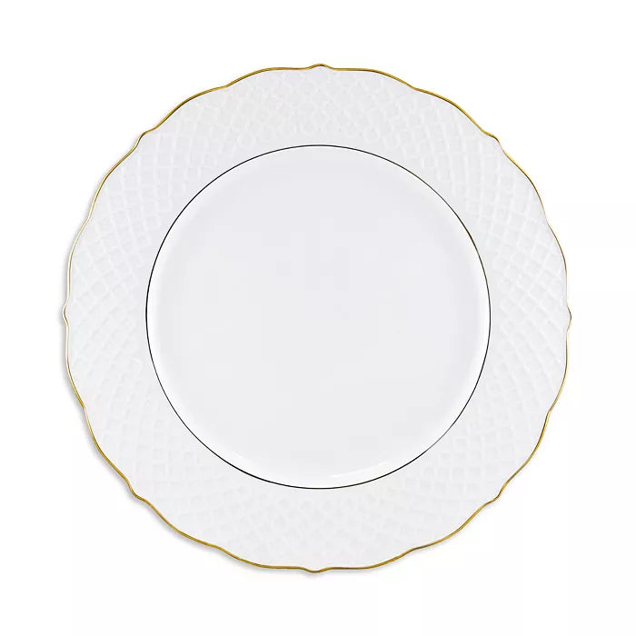 Empire White/Gold Service Plate