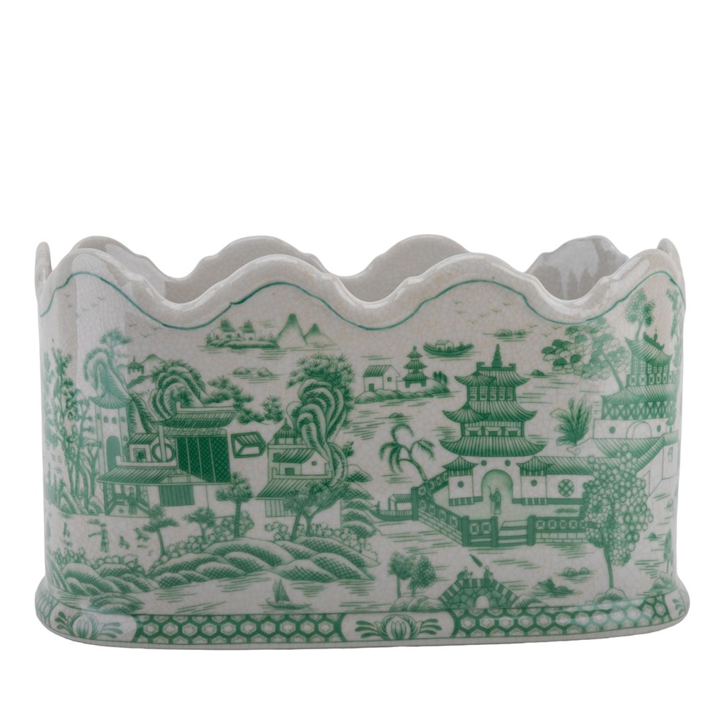 Green Willow Planter