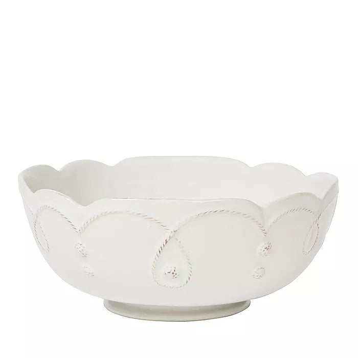 Jardins Du Monde Whitewash 10" Serving Bowl