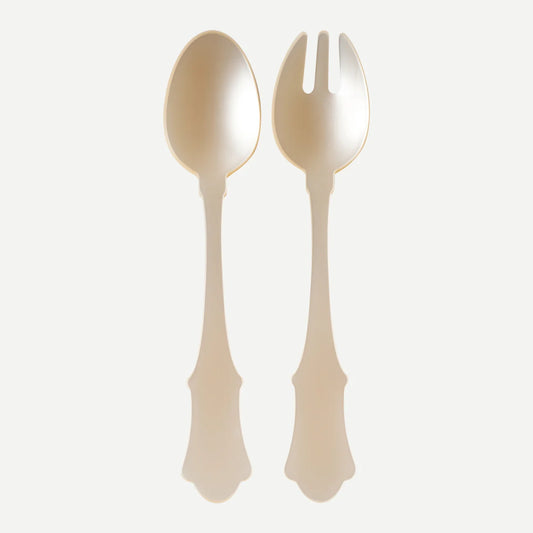 Pearl Honorine Salad Serveres Set/2