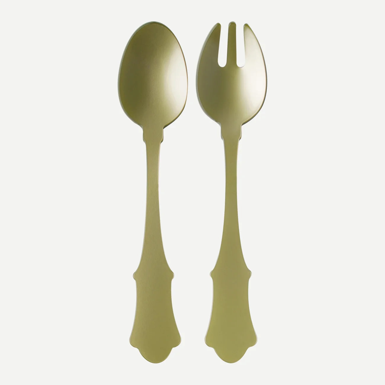 Moss Green Salad Servers