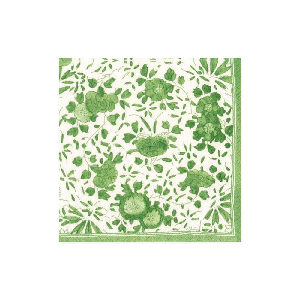 Delft Green Cocktail Napkins