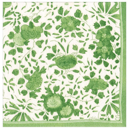 Delft Green Cocktail Napkin with Gift Box