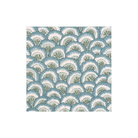Pontchartrain Scallop Blue Cocktail Napkin