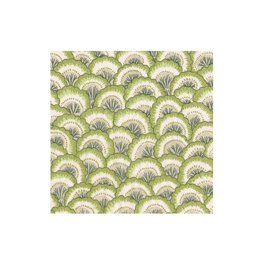 Pontchartrain Scallop Green Cocktail Napkins with Gold Gift Box