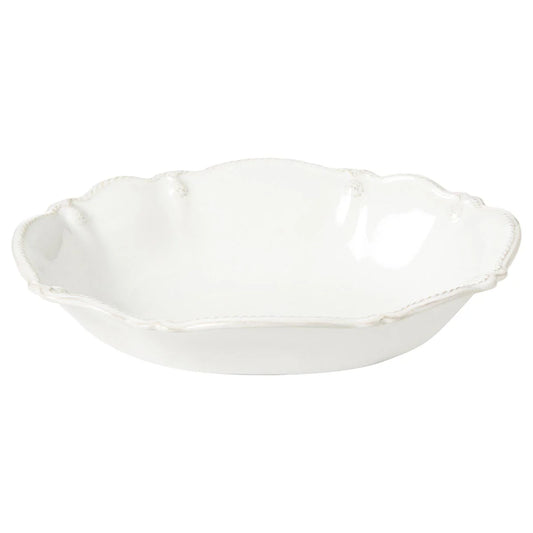 B&T Whitewash 10" Oval Serving Bowl