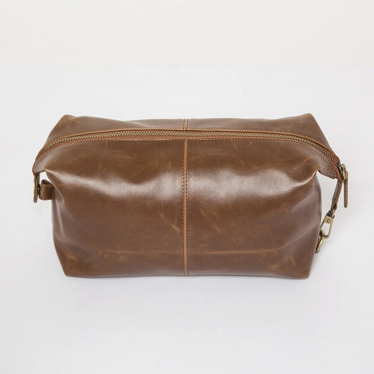 Brown Dopp Kit