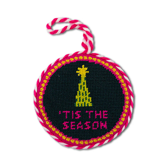 Tis The Season Needlepoint Ornament