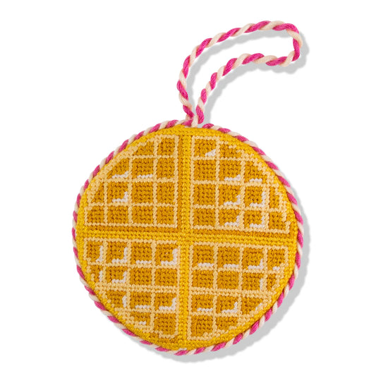 Waffle Needlepoint Ornament