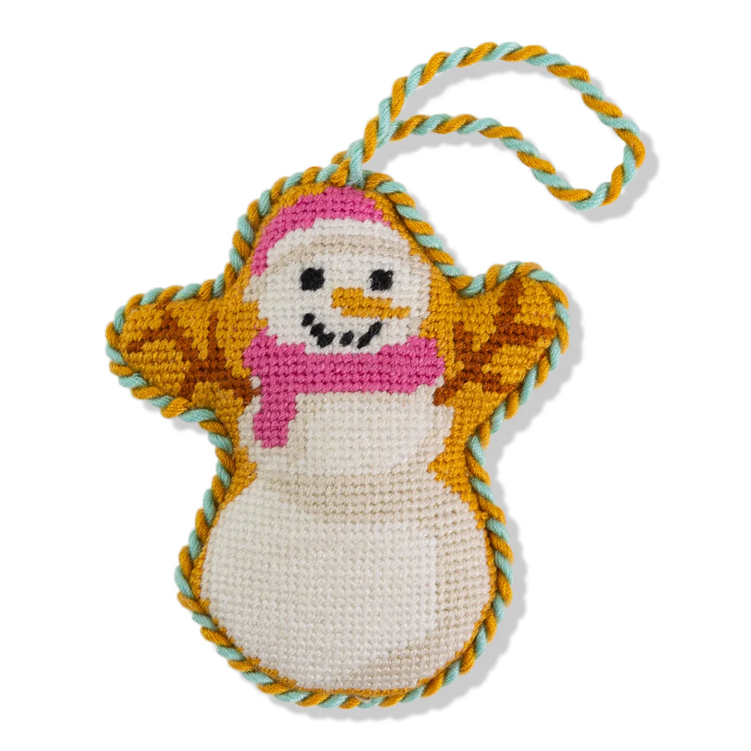 Snowman Needlepoint Ornament