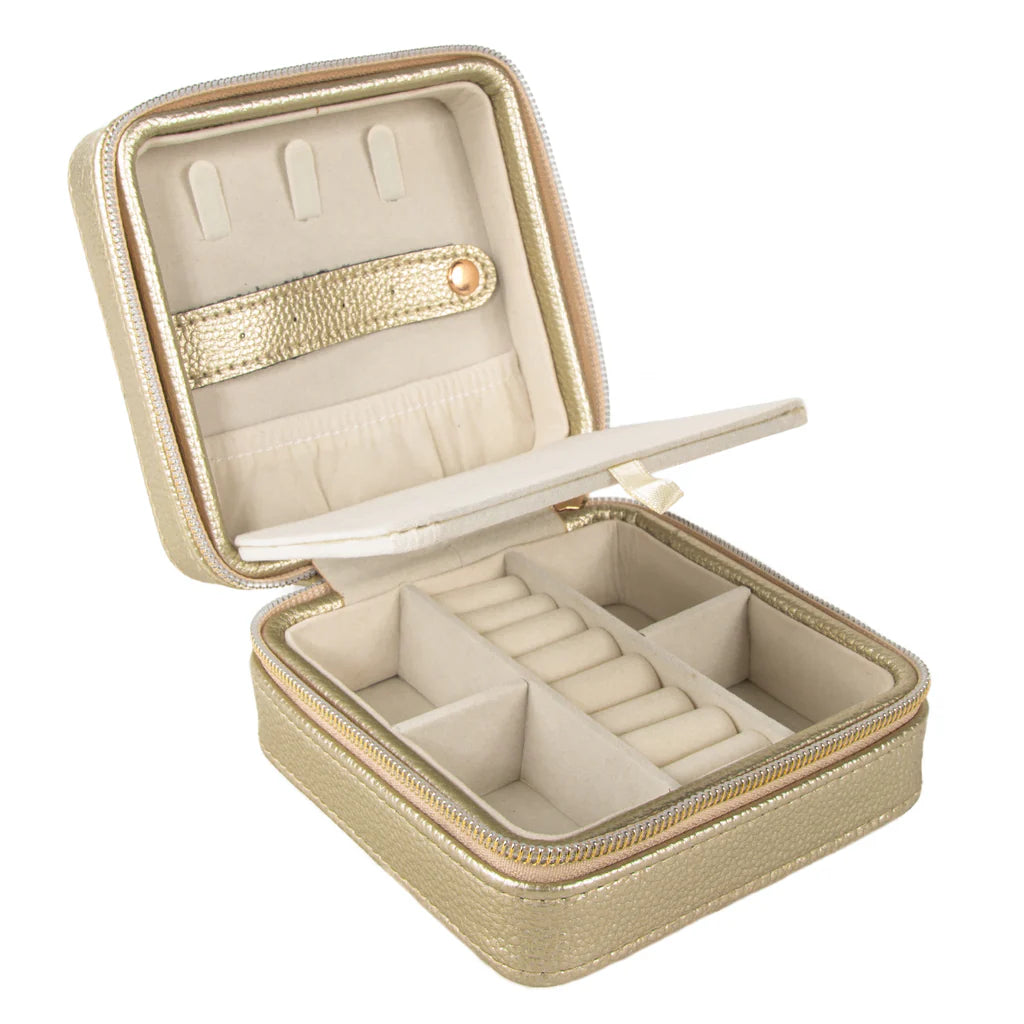 Gold Leah Travel Case