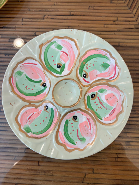 Pistachio Oyster Plate