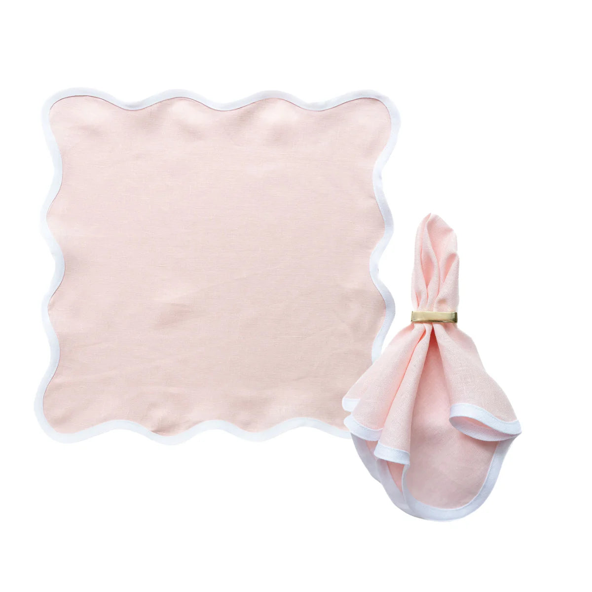 Peony Pink Napkin S/4