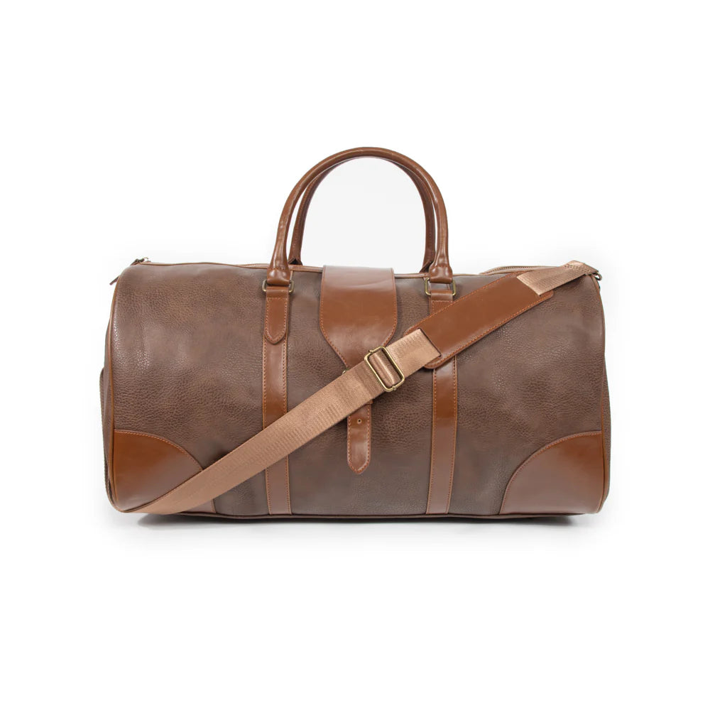 Brown Oxford Duffel Bag