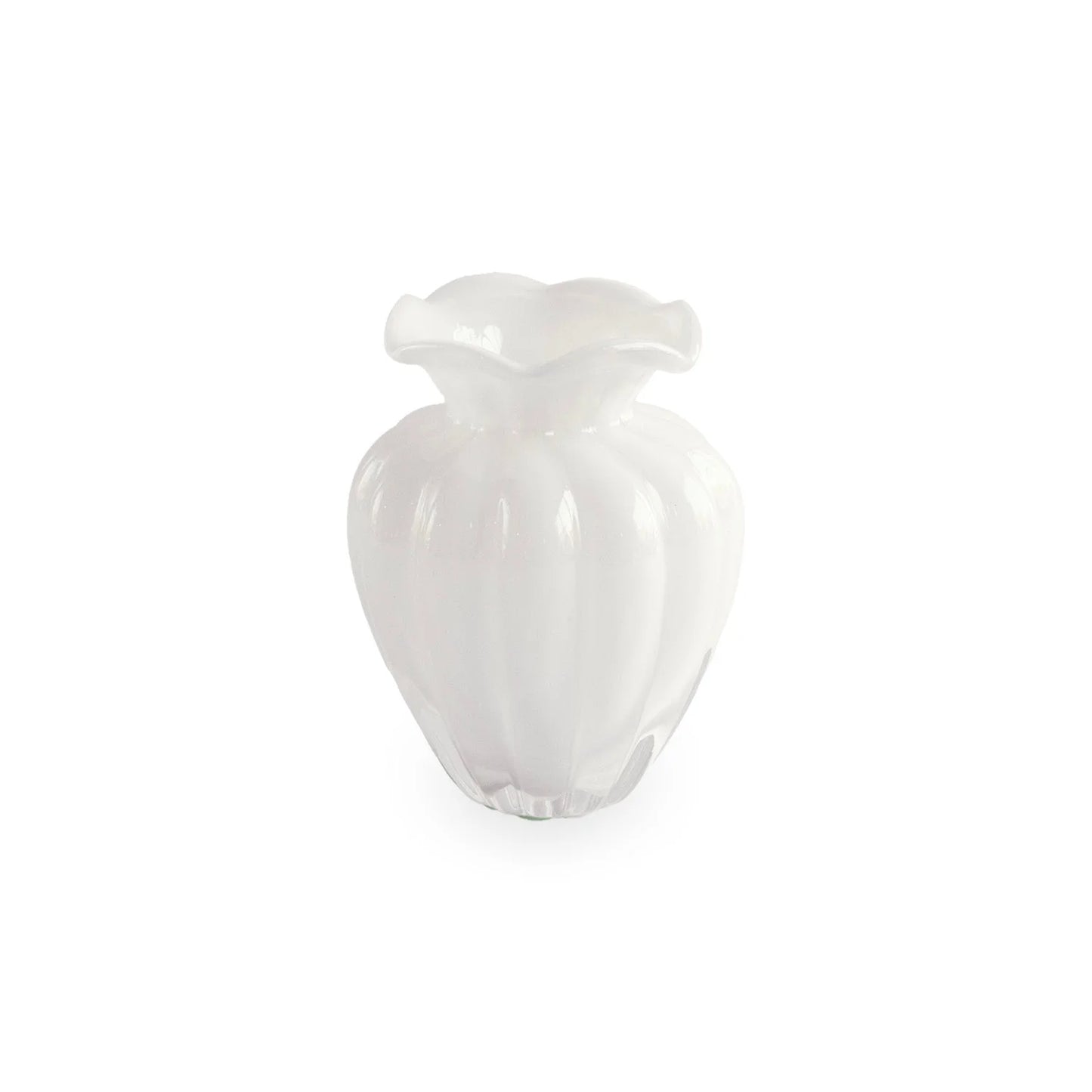 GLASS Vento Small Cream Vase