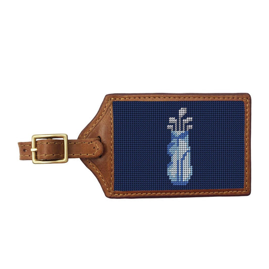 Driven by Faith Needlepoint Luggage Tag