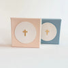4x4 Tiny Cross Intaglio Canvas