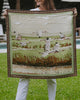 Pale Pink Marsh Flyer Silk Scarf 25x25