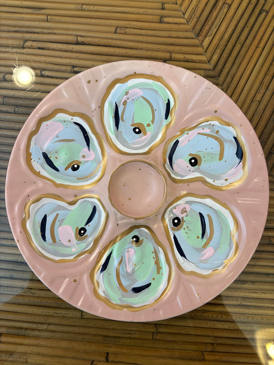 Light Pink Oyster Plate