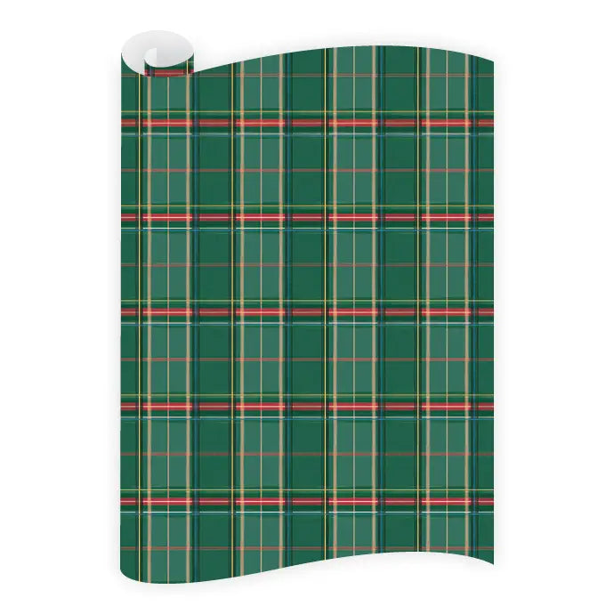 Equestrian Plaid Wrapping Paper Roll