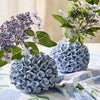 Hydrangea Flower Bud Vase/Candle Holder s/2