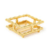 Gold Bamboo Cocktail Napkin Holder