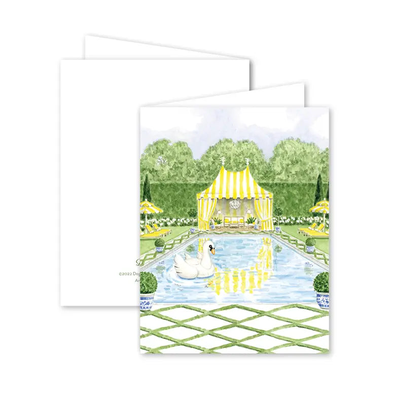Poolside Cabana Card
