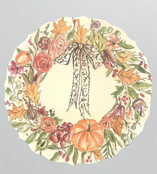 Fall Wreath Placemat