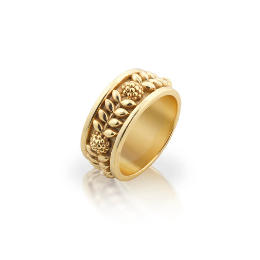 Berry Vine Ring - Gold