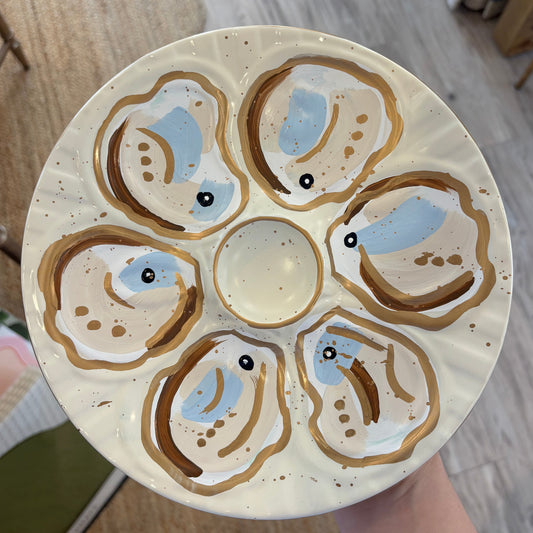 Neutral Oyster Plate