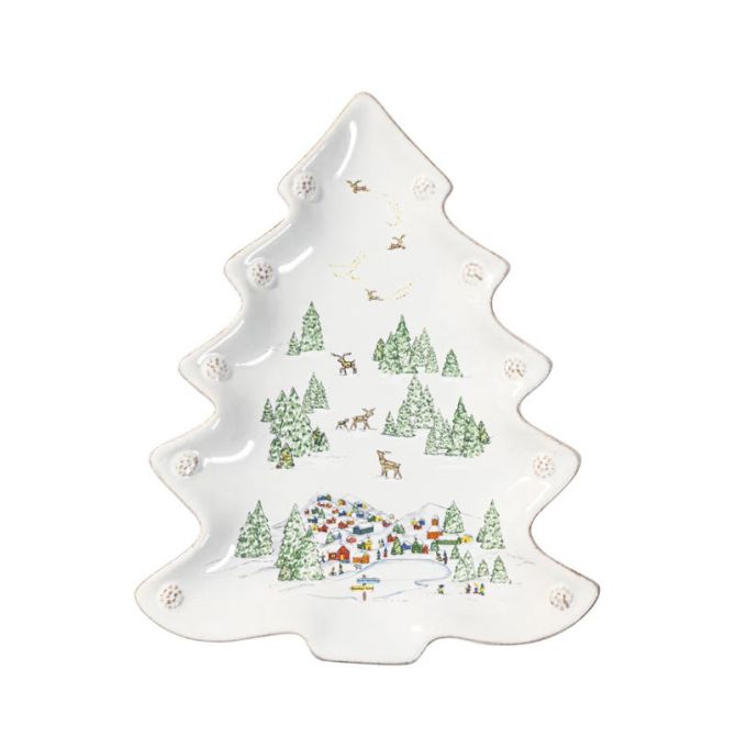 Berry and Thread 10" Tree Tray-North Pole