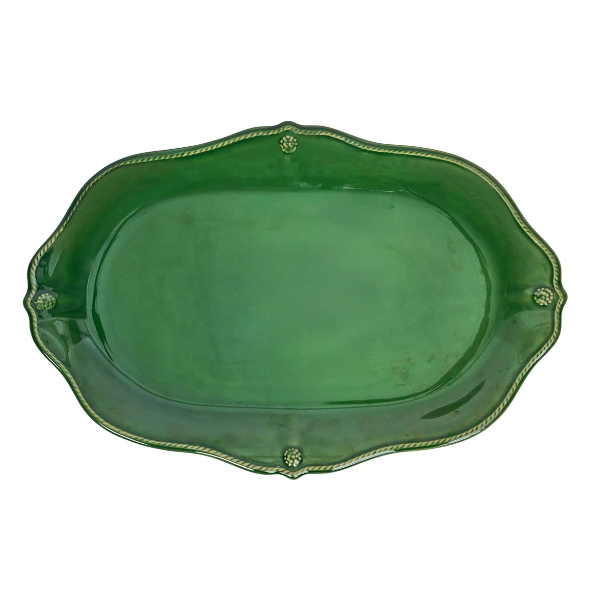 Berry & Thread 16" Platter - Basil