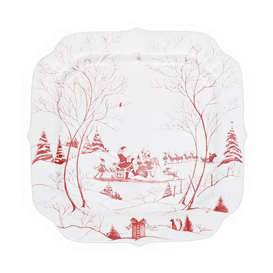 Country Estate Santa's Cookie Tray