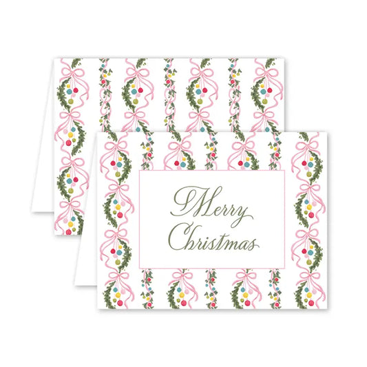 Baubles and Bows Single Card