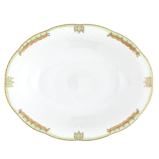 Princess Victoria Light Green Oval Vegetable Dish