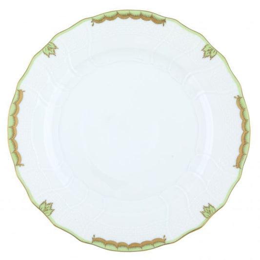 Princess Victoria Green Dinner Plate