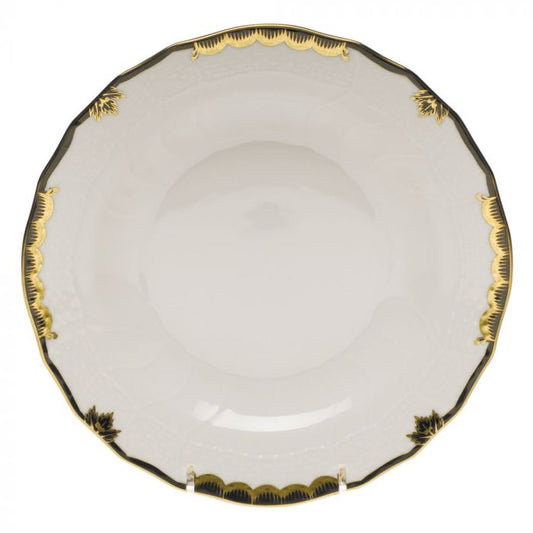 Princess Victoria Black Dessert Plate