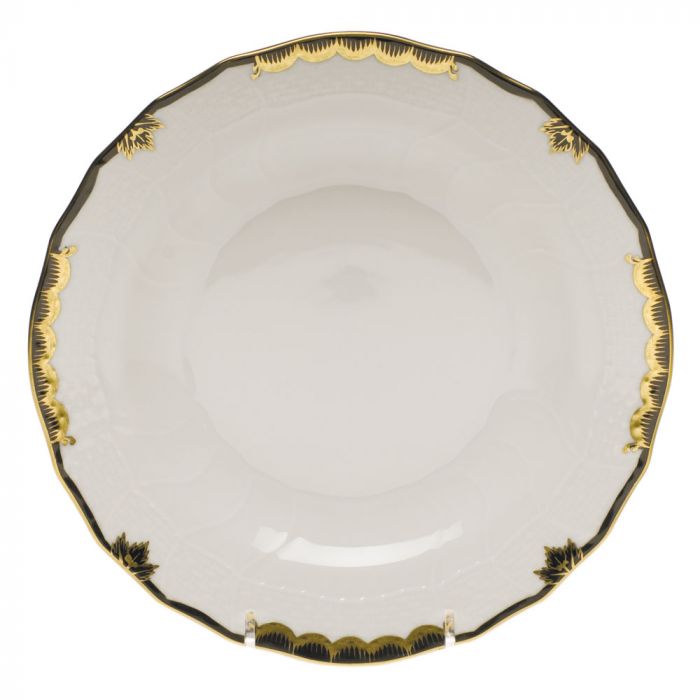 Princess Victoria Black Dinner Plate