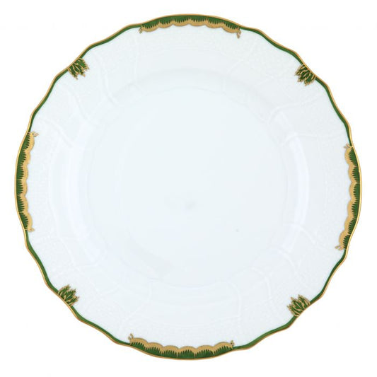 Princess Victoria Dark Green Dinner Plate