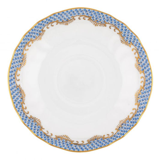 Fish Scale Light Blue Canton Saucer