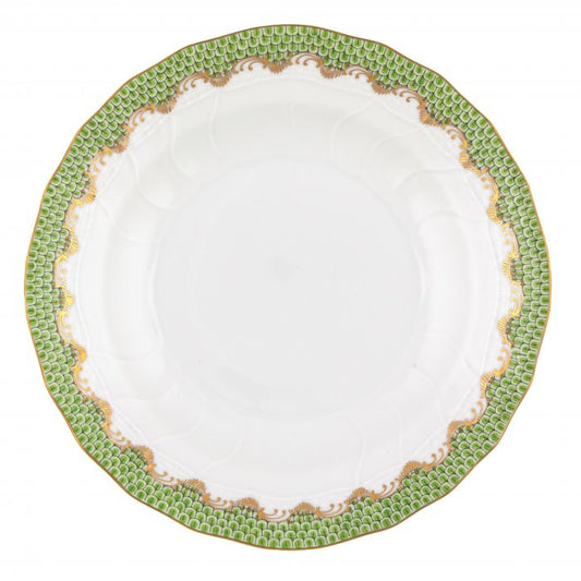 Evergreen Fish Scale Dessert Plate