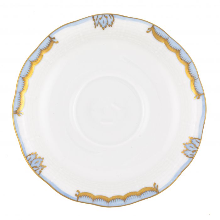 Princess Victoria Blue Saucer