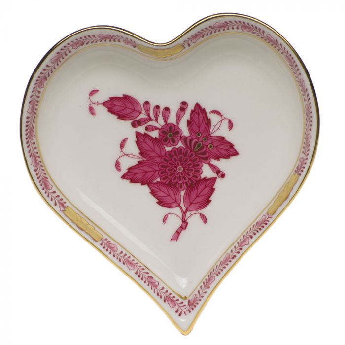 Raspberry Small Heart Tray