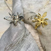 Gold Bee Napkin Ring S/4