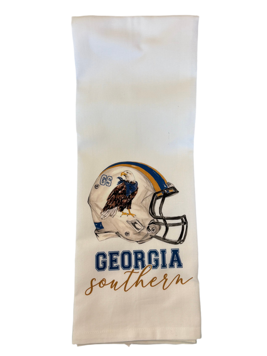 GSU Helmet Tea Towel