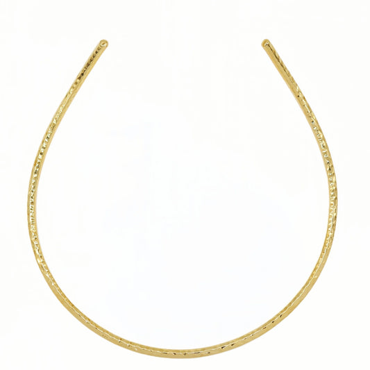 Hammered Cuff Necklace