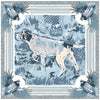 Light Blue Pointing Strong Silk Scarf
