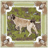 Olive Pointing Strong Silk Scarf