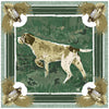 Green Pointing Strong Silk Scarf